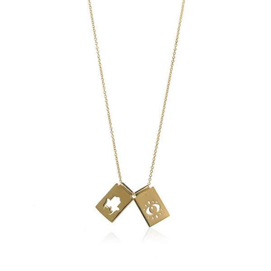 Accessories Anuja Tolia | Hamsa Eye Necklace By Anuja Tolia