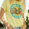 Clothing Daydreamer Graphic Tees | Guns N' Roses Yellow Rose Tee