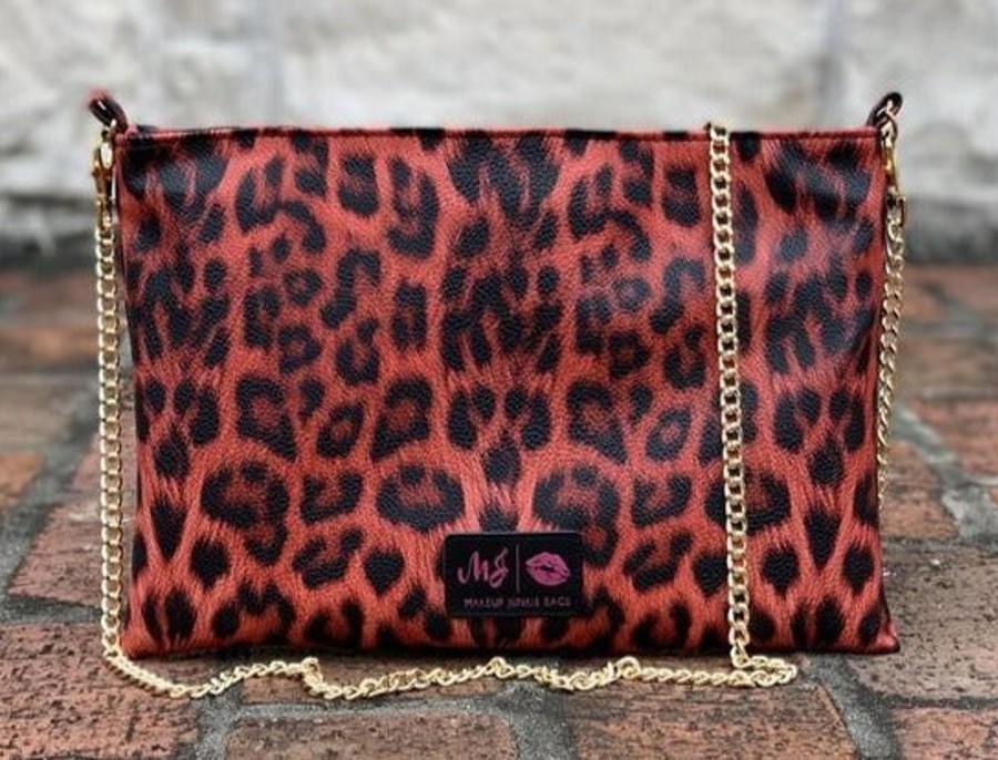 Handbags Makeup Junkie | Makeup Junkie Cross Body Ruby Leopardess