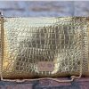 Handbags Makeup Junkie | Makeup Junkie Gold Gater Cross Body