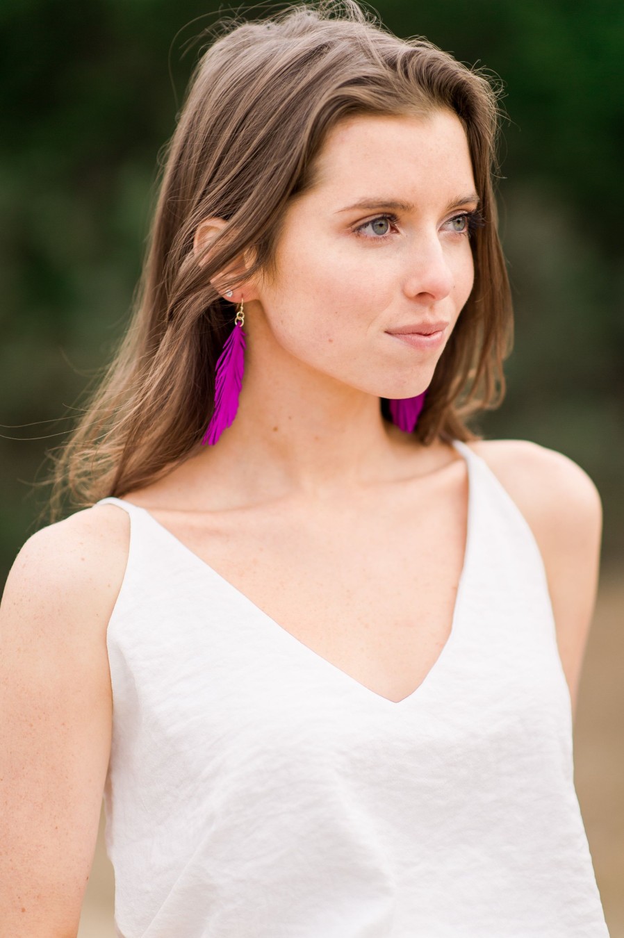 Accessories The Flaunt | Feather Earrings