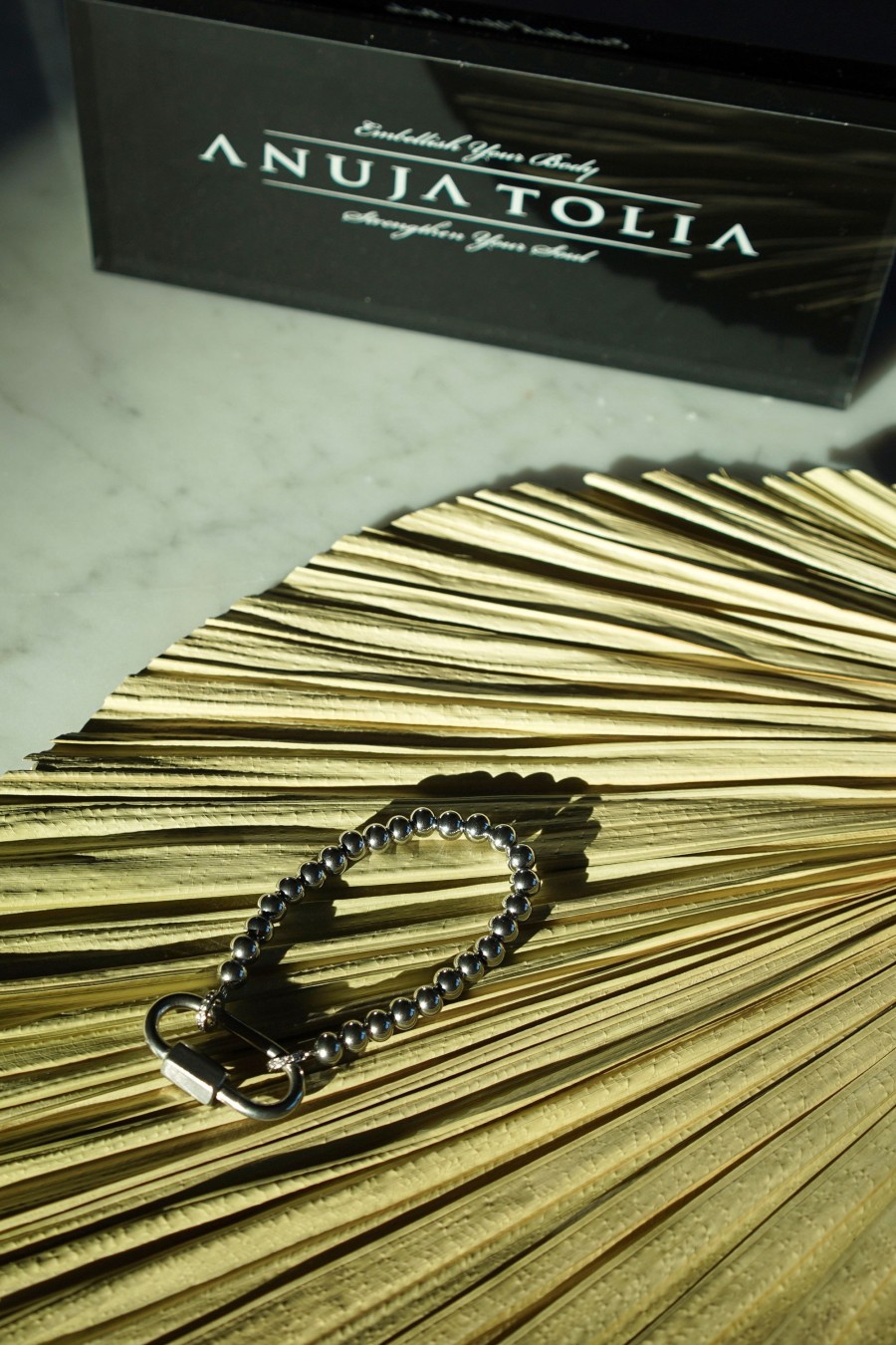 Accessories Anuja Tolia | Clip Bead Bracelet By Anuja Tolia Silver