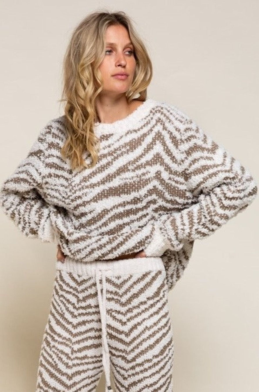 Clothing POL | Zebra Lounge Sweater