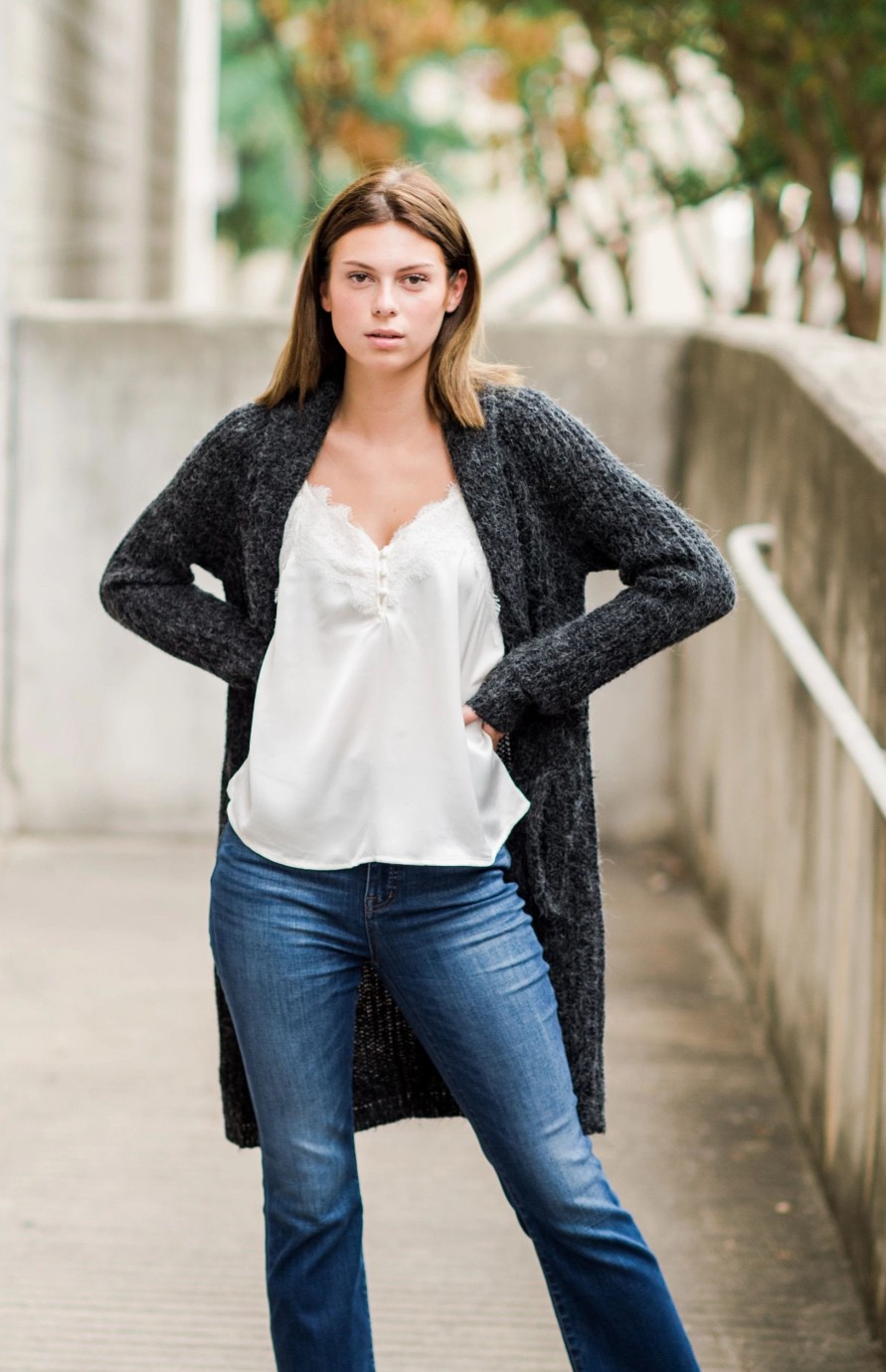 Clothing Olivaceous Sweaters & Cardigans | Wooly Cardigan