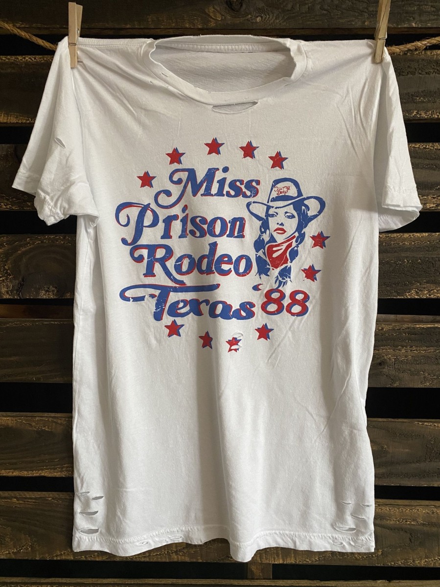 Clothing Country Deep Graphic Tees | Miss Prison Rodeo Tee