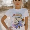 Clothing Peter Prince Graphic Tees | Poison Skull Graphic Tee