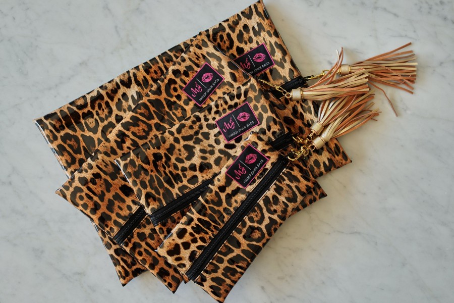 Accessories Makeup Junkie | Makeup Junkie Bags Patent Leopard