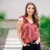 Clothing Entro Camis & Blouses | Tropical Getaway Top