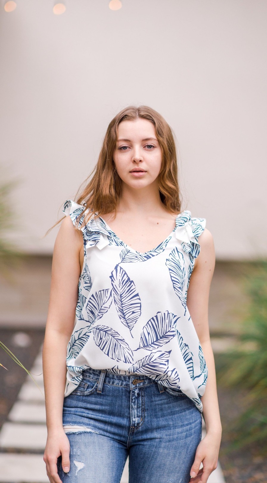 Clothing Entro Camis & Blouses | Tropical Getaway Top