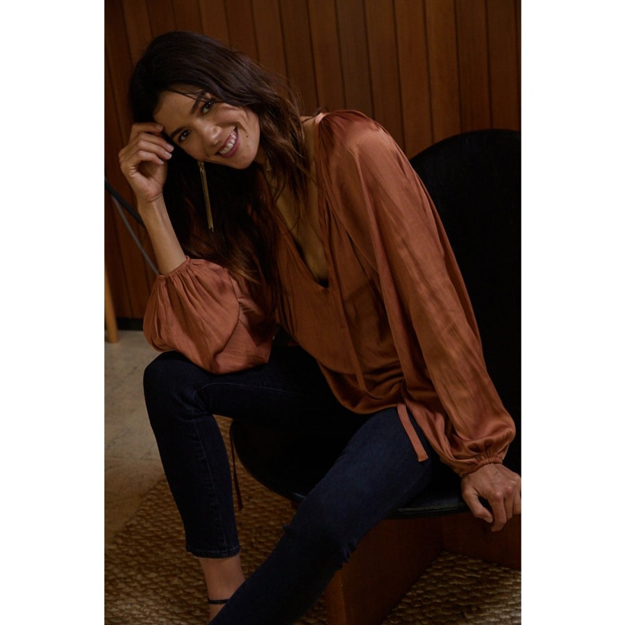 Clothing By Together Camis & Blouses | Sue Satin Top