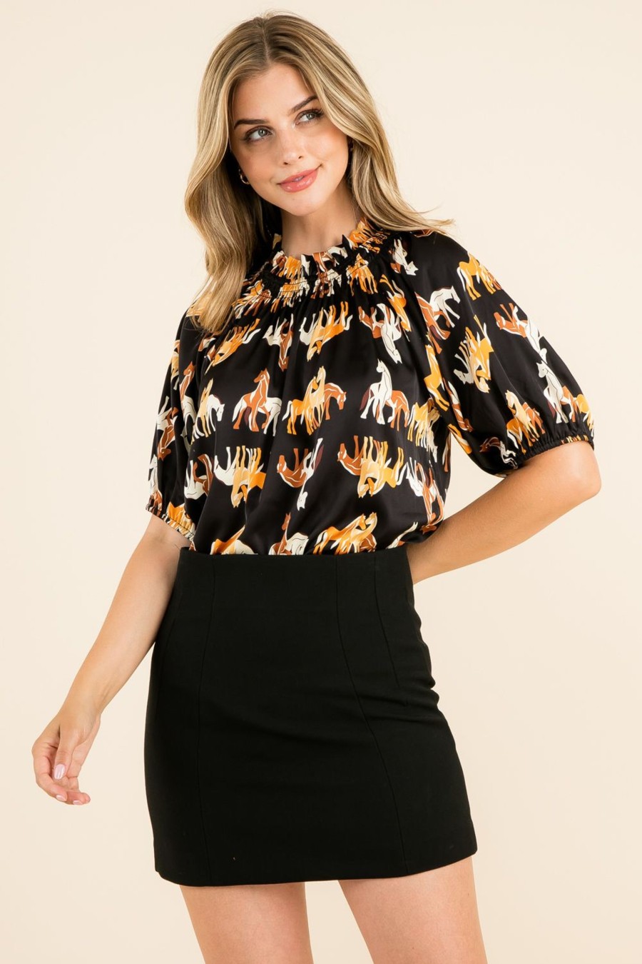 Clothing THML Camis & Blouses | Triple Crown Blouse