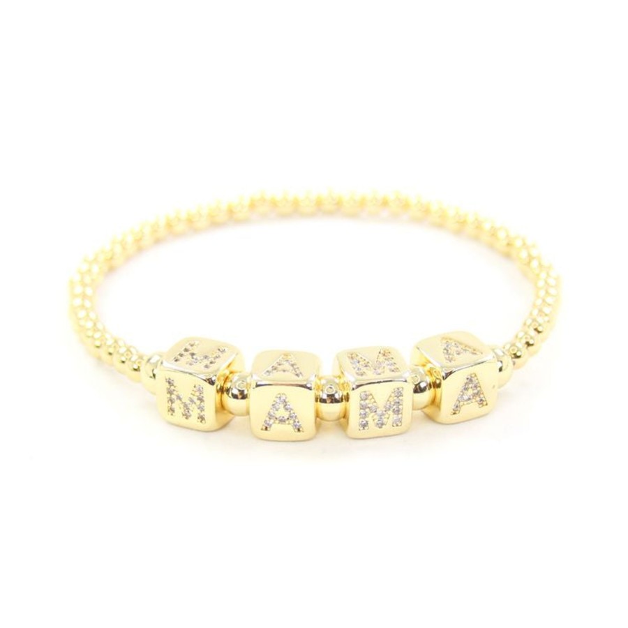 Accessories The Flaunt | Mama Pave Bracelet