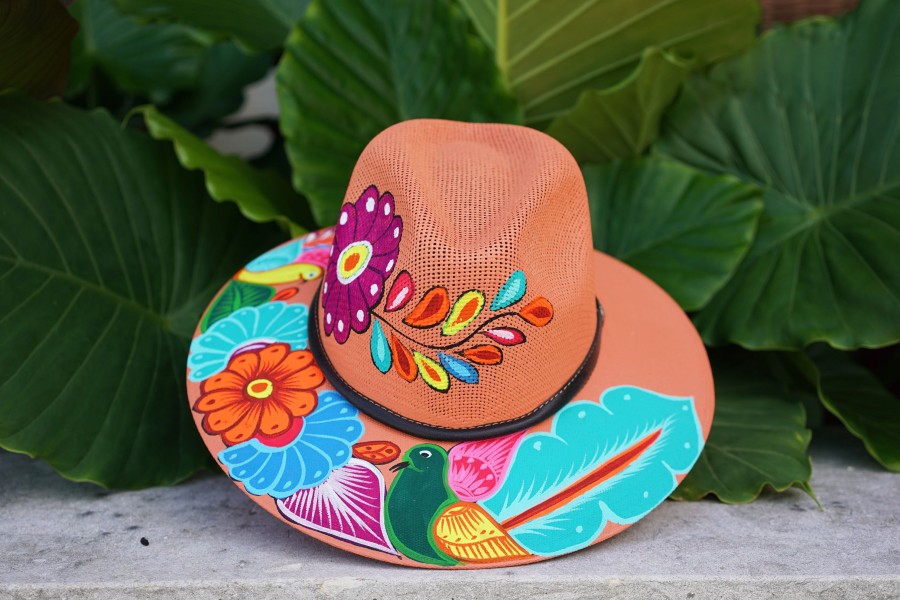 Accessories The Flaunt | Cantina Straw Hat Coral