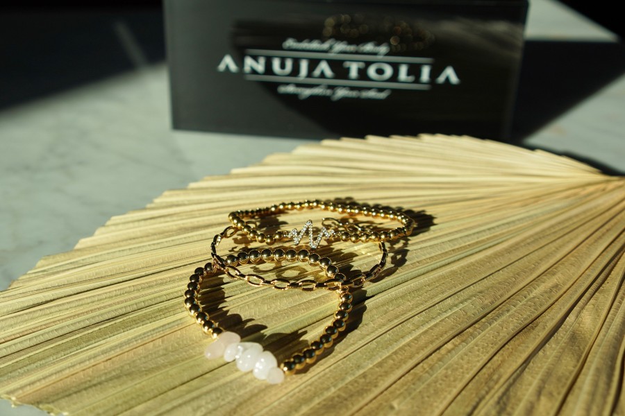 Accessories Anuja Tolia | Ibiza Bracelet By Anuja Tolia Pink Topaz